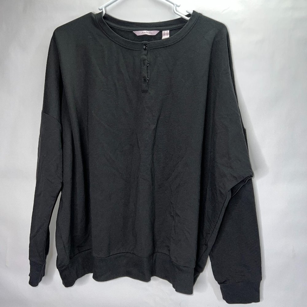 𝅺ANYBODY Oversized Lightweight Pullover Crewneck M